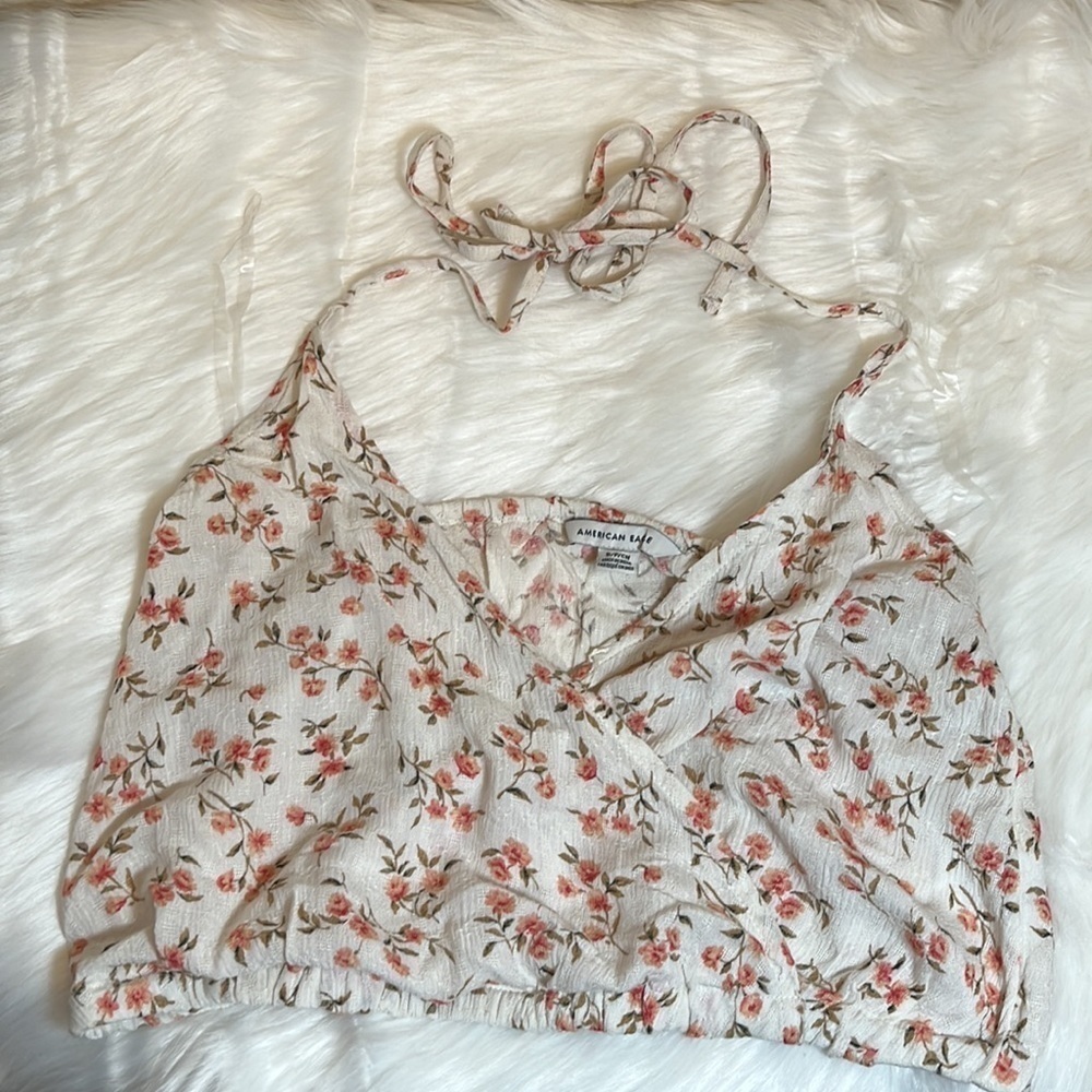 Nwt American Eagle Outfitters Floral Crop Top